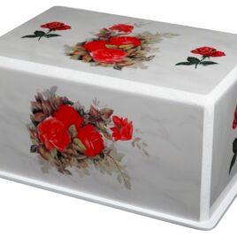 Handmade Decorative Urn With Roses