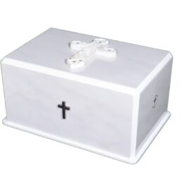 Handmade Decorative Urn With Cross